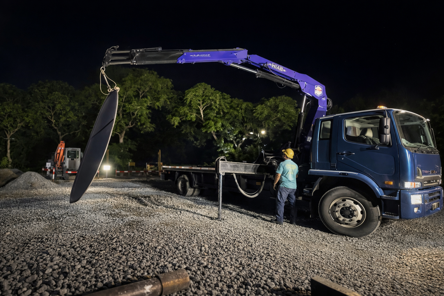 Industrial transport vehicle supporting haulage operations